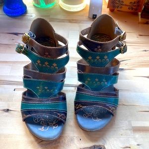 Wedge ladies sandal